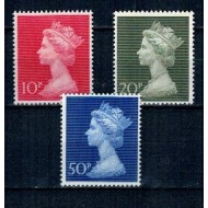 Marea Britanie 1970 - Uzuale Regina Elisabeta II, serie neuzata