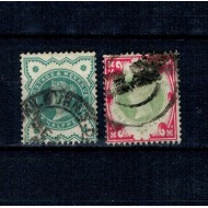 Marea Britanie 1900 - Uzuale Regina Victoria, serie stampilata