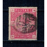 Marea Britanie 1890 - Uzual 5Sh, stampilat