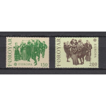Insulele Feroe 1981 - Europa, folclor, serie neuzata Insulele Feroe 1981 - Europa, folclor, serie neuzata
