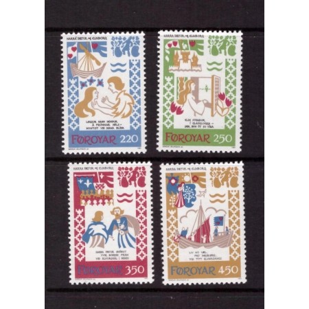 Insulele Feroe 1982 - Cântece medievale, serie neuzata Insulele Feroe 1982 - Cântece medievale, serie neuzata
