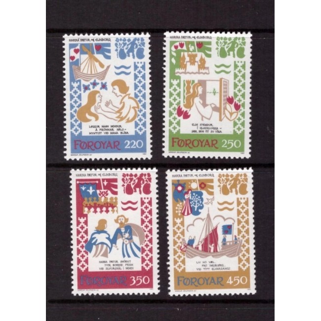 Insulele Feroe 1982 - Cântece medievale, serie neuzata