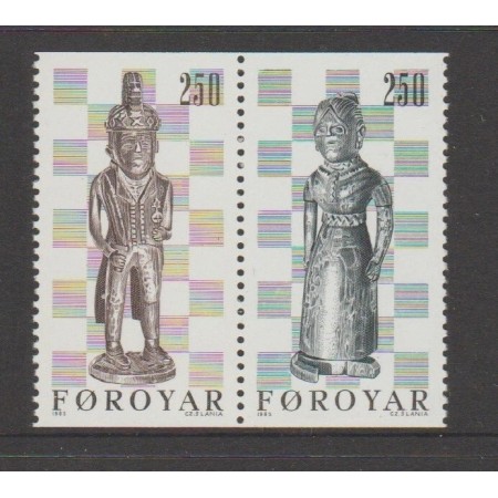 Insulele Feroe 1983 - Piese de șah, serie neuzata Insulele Feroe 1983 - Piese de șah, serie neuzata