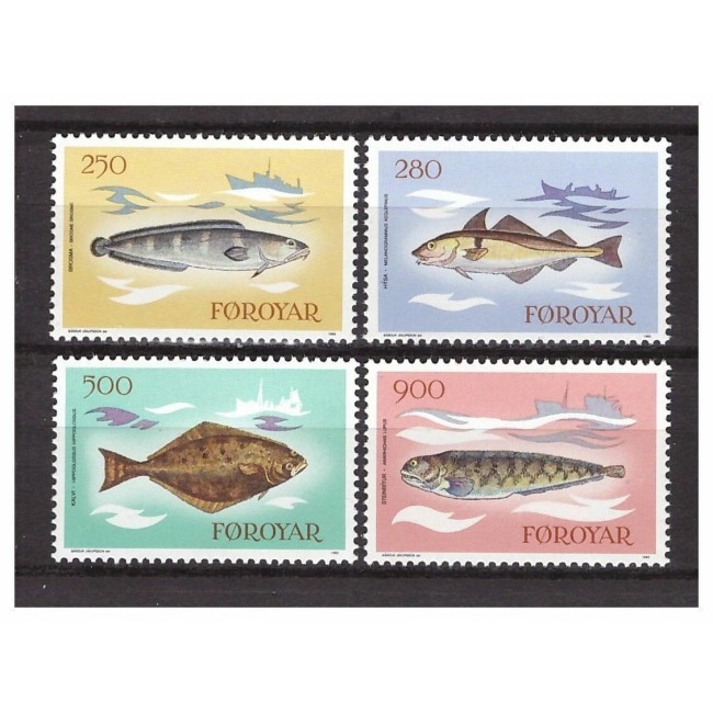 Insulele Feroe 1983 - Pești, fauna, serie neuzata