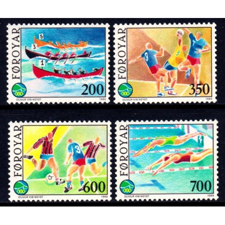 Insulele Feroe 1989 - Sport, serie neuzata Insulele Feroe 1989 - Sport, serie neuzata