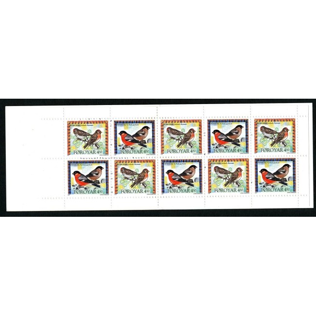 Insulele Feroe 1997 - Păsări, carnet filatelic neuzat Insulele Feroe 1997 - Păsări, carnet filatelic neuzat