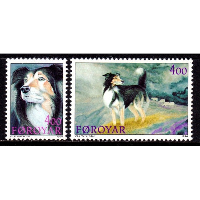 Insulele Feroe 1994 - Câini, serie neuzata