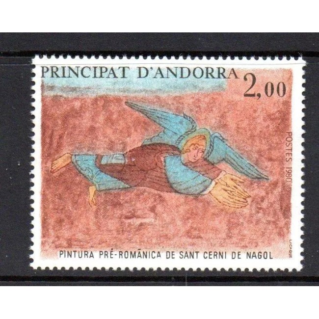 Andorra (Fr) 1980 - Arta religioasa, gravura, neuzat