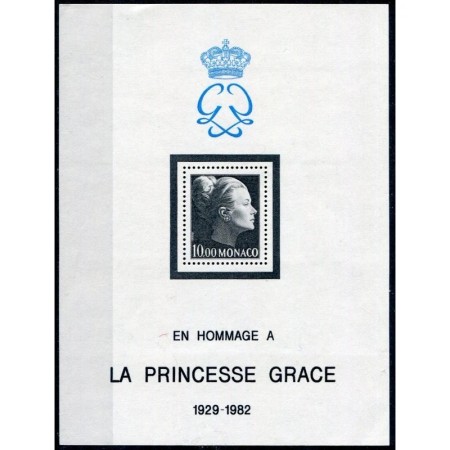 Monaco 1982 - Prințesa Grace, colita neuzata Monaco 1982 - Prințesa Grace, colita neuzata