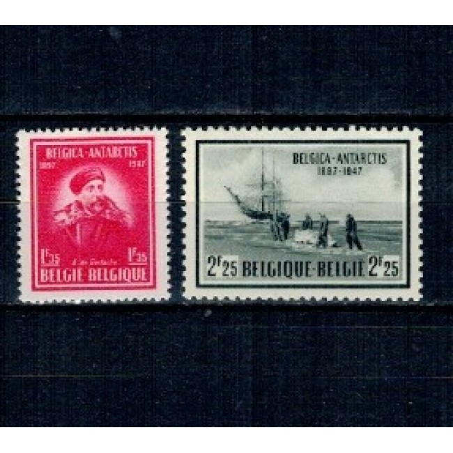 Belgia 1947 - Expediție in Antarctica, serie neuzata Belgia 1947 - Expediție in Antarctica, serie neuzata