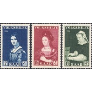 Saar 1956 - Picturi, arta, serie neuzata