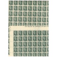 Spania 1946 - Franco, uzual 90c lot 150buc. neuzate