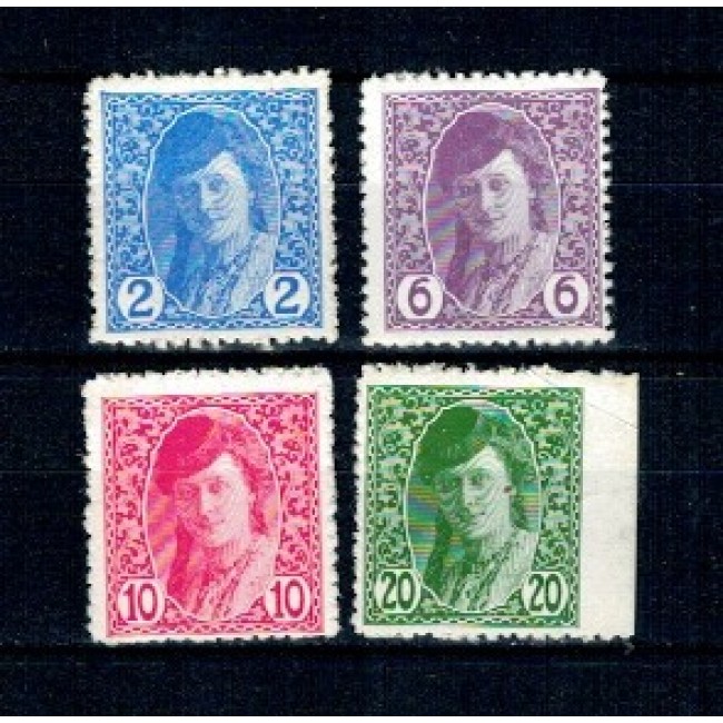 Iugoslavia 1919 - Uzuale, serie neuzata
