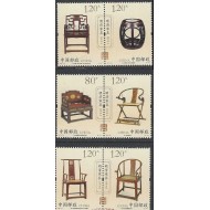 China 2011 - Mobilier de epoca, scaune, serie neuzata