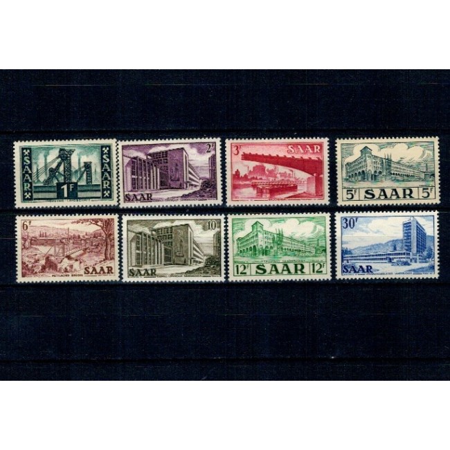 Saar 1952 - Uzuale, vederi, serie neuzata incompleta Saar 1952 - Uzuale, vederi, serie neuzata incompleta