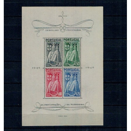 Portugalia 1946 - Sfântă Maria, bloc neuzat Portugalia 1946 - Sfântă Maria, bloc neuzat