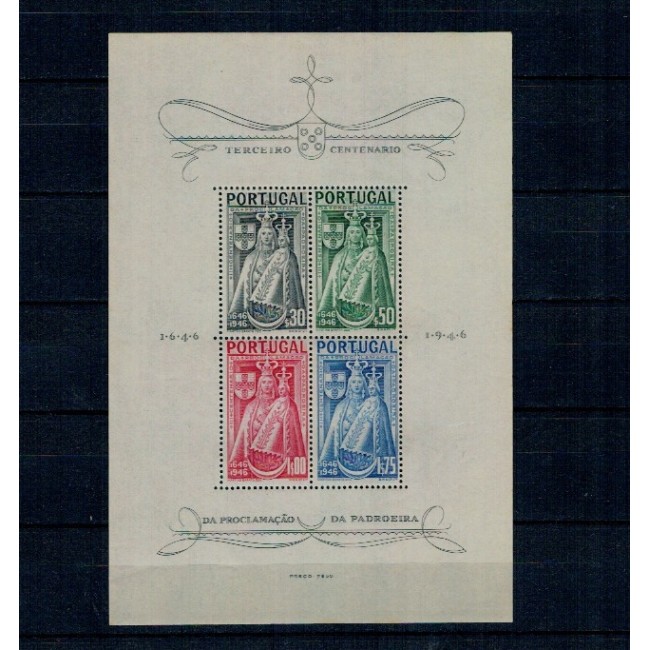 Portugalia 1946 - Sfântă Maria, bloc neuzat