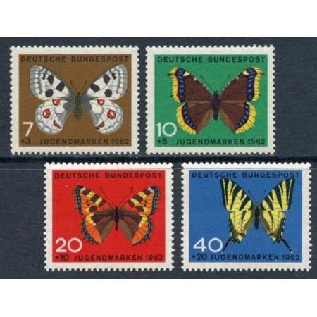 Bundes 1962 - Fluturi, serie neuzata Bundes 1962 - Fluturi, serie neuzata