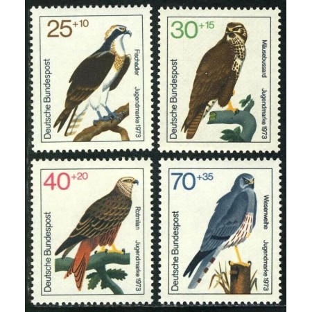 Bundes 1983 - Păsări de prada, serie neuzata Bundes 1983 - Păsări de prada, serie neuzata