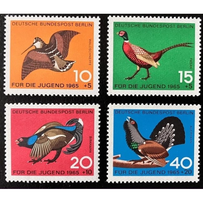 Berlin 1965 - Păsări, fauna, serie neuzata Berlin 1965 - Păsări, fauna, serie neuzata