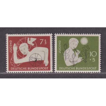 Bundes 1956 - Pentru tineret, serie neuzata Bundes 1956 - Pentru tineret, serie neuzata