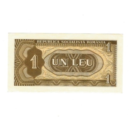 Romania 1966 - 1 leu XF+/aUNC