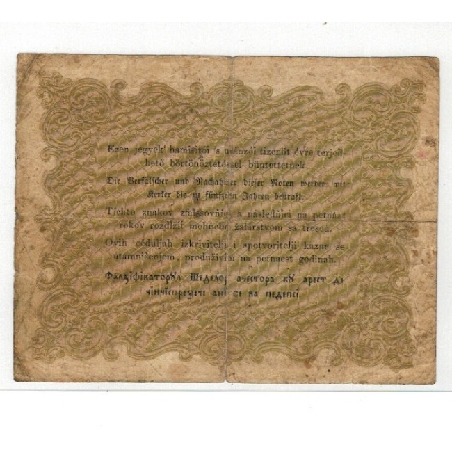 Ungaria 1848 - 10 forint, circulata