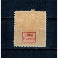 1917 - Ocup. germana, timbru fiscal, Mi7 nestampilat