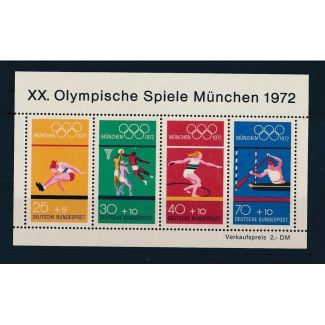 Bundes 1972 - Jocurile Olimpice, sport, colita neuzata