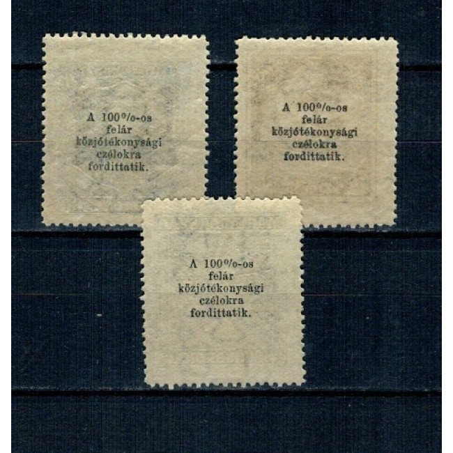Ungaria 1924 - Combaterea tuberculozei, binefacere, serie neuzata