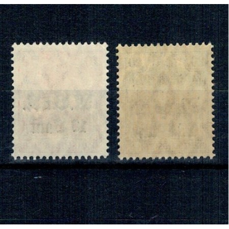 1917 - Ocupatia germana, Mi.No.4,6 neuzate