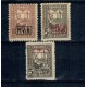 1917/1918 - Ocupația germana in Romania, Timbru de Ajutor, Mi.No.1x, 3x, 5a neuzate