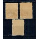 1917/1918 - Ocupația germana in Romania, Timbru de Ajutor, Mi.No.1x, 3x, 5a neuzate