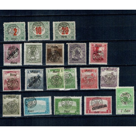 1919 - Emisiunea Oradea, lot timbre neuzate