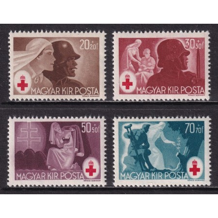 Ungaria 1944 - Crucea Rosie, serie neuzata Ungaria 1944 - Crucea Rosie, serie neuzata