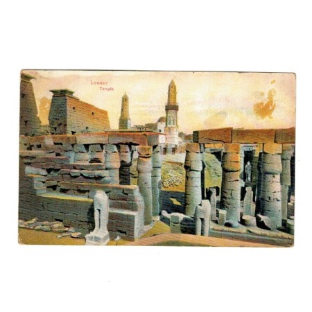 Luxor (Egipt) 1911 - Ilustrata expediata in Germania, litho