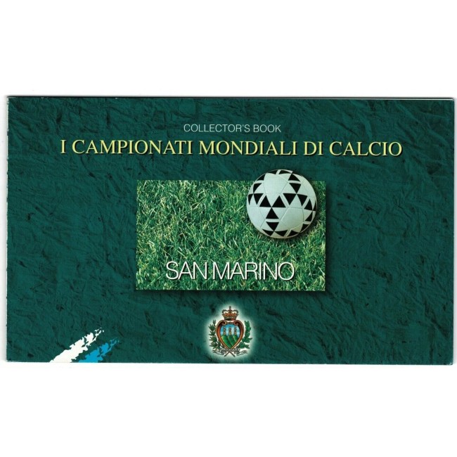 San Marino 1998 - C.M. fotbal, serie minicoli in carnet