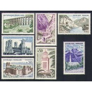 Franta 1960 - Turism, vederi, monumente, arhitectura, serie neuzata