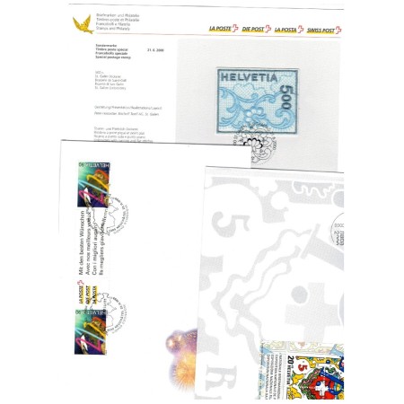 Elvetia 1998-2000 - Lot 8 plicuri prima zi FDC Elvetia 1998-2000 - Lot 8 plicuri prima zi FDC