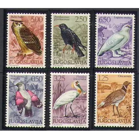 Iugoslavia 1972 - Păsări, fauna, serie neuzata Iugoslavia 1972 - Păsări, fauna, serie neuzata