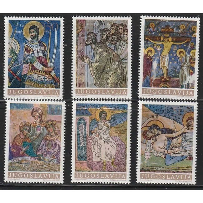 Iugoslavia 1969 - Pictura religioasa, arta, serie neuzata Iugoslavia 1969 - Pictura religioasa, arta, serie neuzata