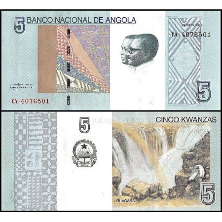 Angola 2012 - 5 kwanzas UNC Angola 2012 - 5 kwanzas UNC