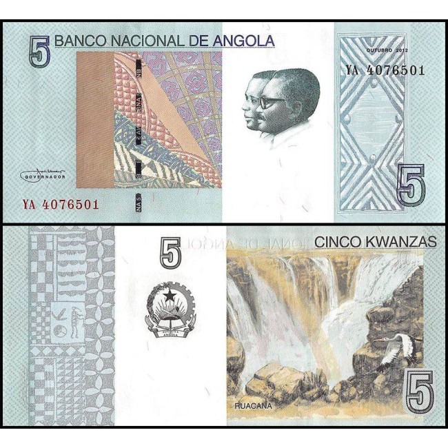 Angola 2012 - 5 kwanzas UNC