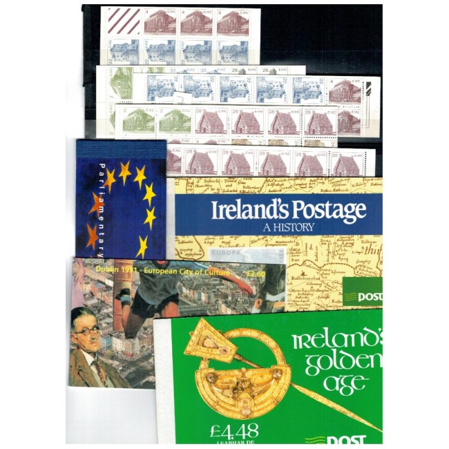 Irlanda - Lot 9 carnete filatelice neuzate