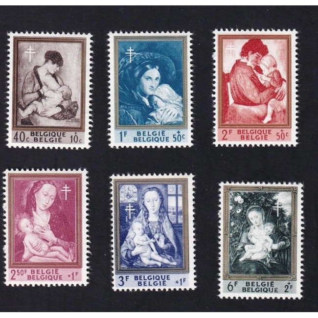 Belgia 1961 - Picturi, arta, serie neuzata