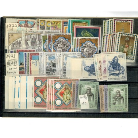 Vatican - Lot timbre neuzate, cu dubluri