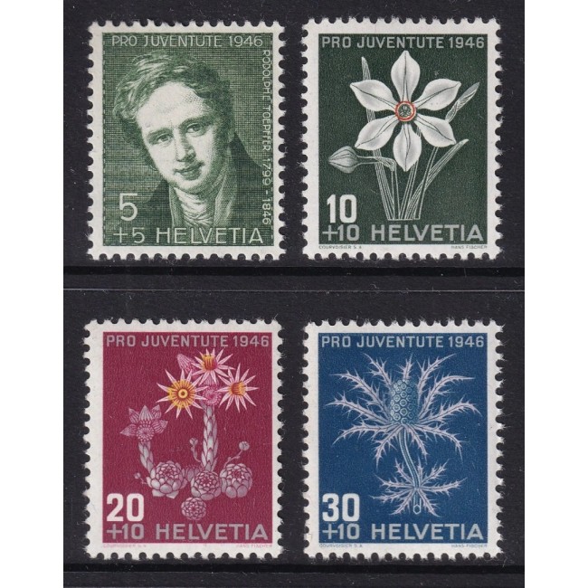 Elvetia 1946 - Pro Juventute, serie neuzata
