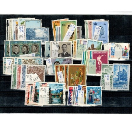 Luxemburg - Lot timbre neuzate, serii