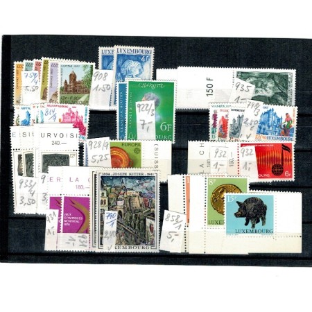 Luxemburg - Lot timbre neuzate