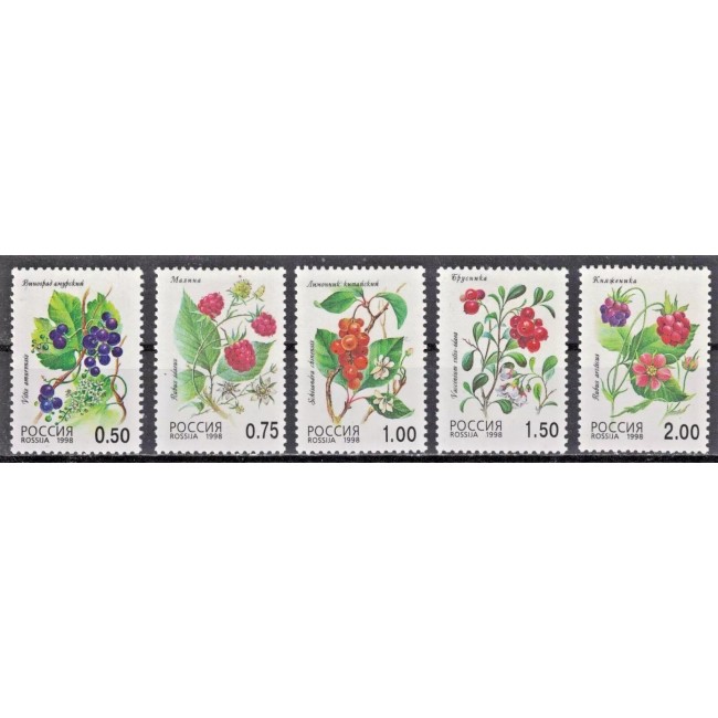 Rusia 1998 - Fructe de pădure, serie neuzata